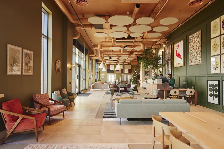 Interior amenity space